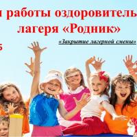 План работы оздоровительного лагеря средней школы № 34 на 25 июня 2025 года среда